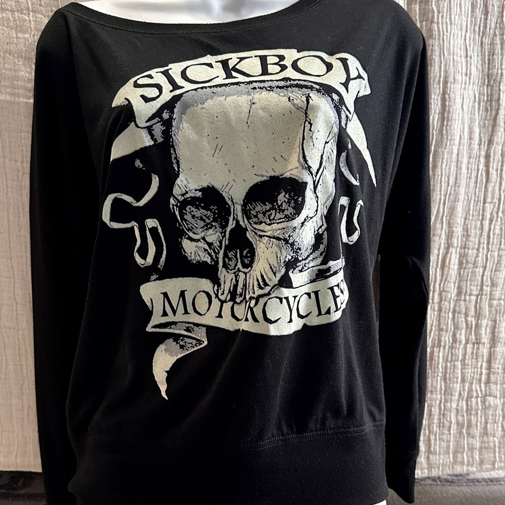 Sick Bitch off the shoulder top Women’s Med Motorcycle Gear
